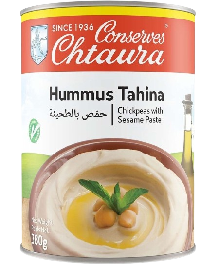 حمص  بالطحينة 380 غ شتورة